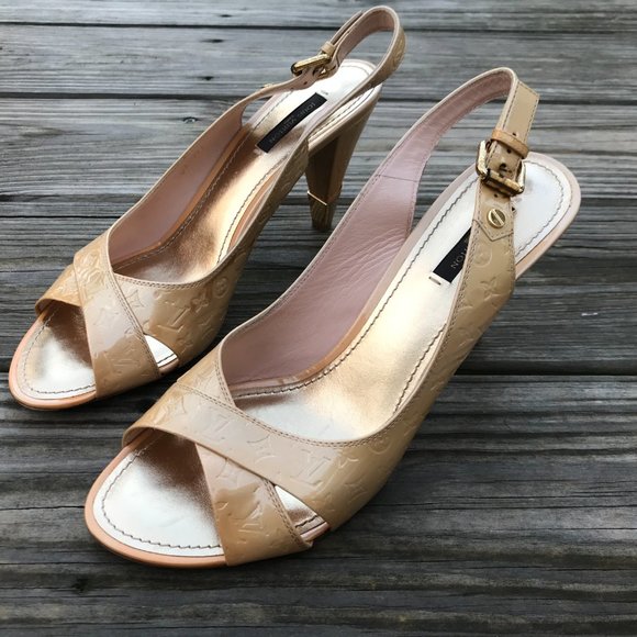 Louis Vuitton Women Heel Shoes Sandal Made in Ital - Picture 5 of 14